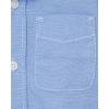 imageThe Childrens Place Baby Boys and Toddler Boys Short Sleeve Oxford Button Down ShirtLight Blue Oxford Single