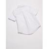 imageThe Childrens Place Baby Boys and Toddler Boys Short Sleeve Oxford Button Down ShirtWhite Single