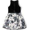 imageThe Childrens PlaceGirlsSleeveless Dressy DressesBlackWhite Velour6