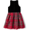 imageThe Childrens PlaceGirlsSleeveless Dressy DressesClassic Red Plaid Velour10
