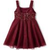 imageThe Childrens PlaceGirlsSleeveless Dressy DressesRedwood Sequin Mesh10
