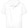 imageThe Childrens Place Baby Boys and Toddler Boys Short Sleeve Pique Polo White 69 MONTHS