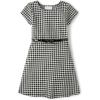 imageThe Childrens Place Girls Short Sleeve Dressy DressesBlack Plaid