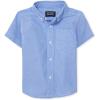 imageThe Childrens Place boys And Toddler Short Sleeve Oxford School Uniform Button Down Shirt Light Blue Oxford Single 69 Months US