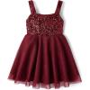 imageThe Childrens PlaceGirlsSleeveless Dressy DressesRedwood Sequin Mesh10