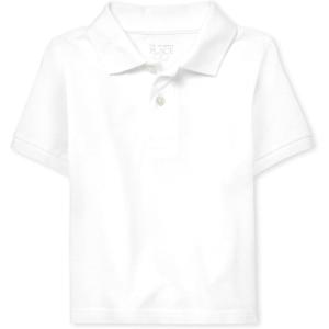 imageThe Childrens Place Baby Boys and Toddler Boys Short Sleeve Pique Polo White 69 MONTHS