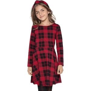 imageThe Childrens PlaceCasual Long Sleeve Plaid Holiday DressXSmall 4