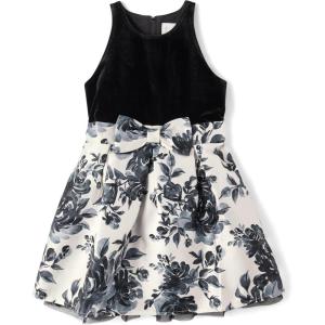 imageThe Childrens PlaceGirlsSleeveless Dressy DressesBlackWhite Velour10