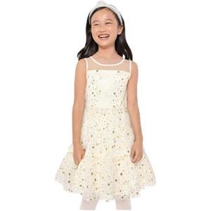 imageThe Childrens PlaceGirlsSleeveless Dressy DressesBunnys Tail Foil Mesh6