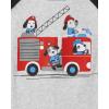 imageThe Childrens Place Baby Boys Fire Dogs Long Sleeve Top and Pants Snug Fit 100 Cotton 2 Piece Pajama SetFire Truck Dogs