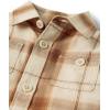 imageThe Childrens Place babyboys And Newborn Button Down Shirt and Pants 2 Piece OutfitIced Coffee Flannel