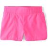 imageThe Childrens Place Girls Athletic Pull on ShortsNeon Peony