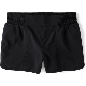 imageThe Childrens Place Girls Athletic Pull on ShortsBlack