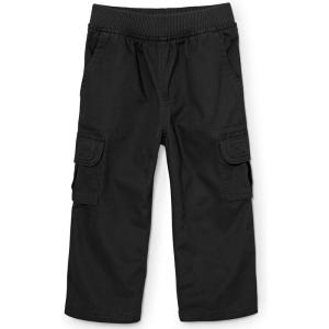 imageThe Childrens Place Boys Baby and Toddler Uniform Pull on Chino Cargo PantsBlack Single