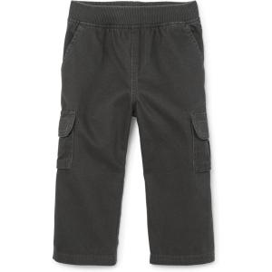 imageThe Childrens Place Boys Baby and Toddler Uniform Pull on Chino Cargo PantsMotor Oil Single