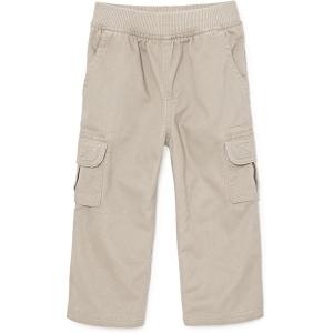 imageThe Childrens Place Boys Baby and Toddler Uniform Pull on Chino Cargo PantsSand Wash Single