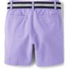 imageThe Childrens Place Boys Belted Chino ShortsPetal Purple