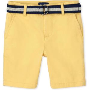 imageThe Childrens Place Boys Belted Chino ShortsBanana Pudding