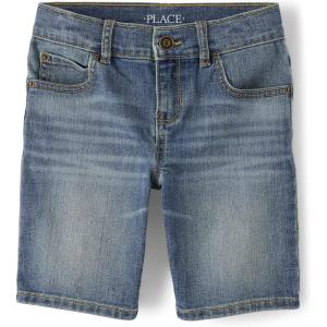imageThe Childrens Place Boys Stretch Denim ShortsDegroot Wash