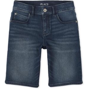 imageThe Childrens Place Boys Stretch Denim ShortsWexler Wash