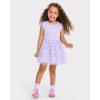 imageThe Childrens Place Baby Girls and Toddler Short Sleeve Dressy DressesLoveable Flower Mesh