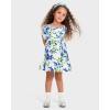 imageThe Childrens Place Baby Girls and Toddler Short Sleeve Dressy DressesRenew Blue Floral