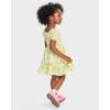 imageThe Childrens Place Baby Girls and Toddler Short Sleeve Dressy DressesSmocked Yellow Floral