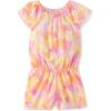 imageThe Childrens Place babygirls And Toddler Short Sleeve Flutter Shorts RomperCosmos Hearts