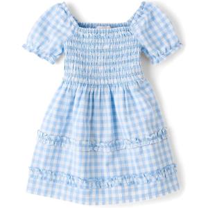 imageThe Childrens Place Baby Girls and Toddler Short Sleeve Dressy DressesBreeze