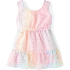 imageThe Childrens Place Baby Girls and Toddler Sleeveless Dressy DressesRainbow Mesh