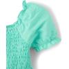 imageThe Childrens Place Baby Girls and Toddler Short Sleeve Dressy DressesMint Tea