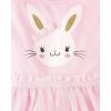 imageThe Childrens Place Baby Girls and Toddler Short Sleeve Dressy Special Occasion DressesPink Bunny