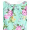 imageThe Childrens Place babygirls And Toddler Everyday Summer RompersGreen FloralPink
