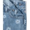 imageThe Childrens Place babygirls And Toddler Girls Denim ShortallsPeony Print Wash