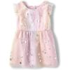 imageThe Childrens Place Baby Girls One Size and Toddler Sleeveless Dressy DressesOmbre Foil