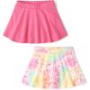 imageThe Childrens PlaceBaby Girlsand Toddler Pull On Everyday SkortsCosmos 2Pack12 Months18 Months