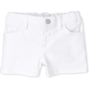 imageThe Childrens Place BabyGirls Denim ShortsWhite