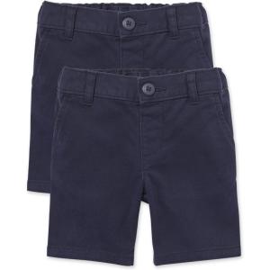imageThe ChildrenS Place BabyGirls And Toddler Girls Chino ShortsTidal 2 Pack