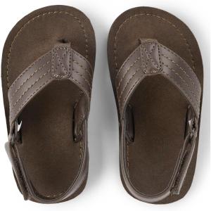 imageThe Childrens Place Baby Boys and Toddler Casual Flip Flops with Backstrap TanTan