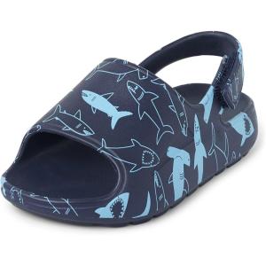 imageThe Childrens Place Baby Boys and Toddler Everyday Slide Sandals with BackstrapBlue Wave