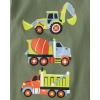 imageThe Childrens Place Baby Boys and Toddler Vehicle Short Sleeve Graphic TShirtsmultipacksDiggin BirthdayConstruction 2pack