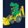 imageThe Childrens Place Baby Boys Dinos Short Sleeve Graphic T ShirtDino Construction 3pack