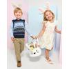imageThe Childrens Place Baby Boys and Toddler Pullover Sweater VestEaster Bunny Striped Vest