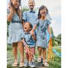 imageThe Childrens Place Boys and Toddler Boys Short Sleeve Button Down ShirtBlue Riviera