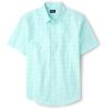 imageThe Childrens Place Boys and Toddler Boys Short Sleeve Button Down ShirtMellow Aqua Plaid