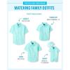 imageThe Childrens Place Boys and Toddler Boys Short Sleeve Button Down ShirtMellow Aqua Plaid