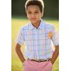 imageThe Childrens Place Boys and Toddler Boys Short Sleeve Button Down ShirtMulti Color Plaid