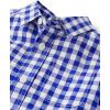 imageThe Childrens PlaceBaby Boysand Toddler Poplin Short Sleeve Button Down ShirtRenew Blue Plaid12 Months18 Months