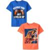 imageThe Childrens Place Boys Gaming Short Sleeve Graphic T ShirtBirthday GamingDino 2pack
