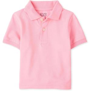 imageThe Childrens Place Boys Short Sleeve Pique PoloRose Pottery